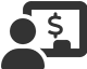 A chalkboard icon